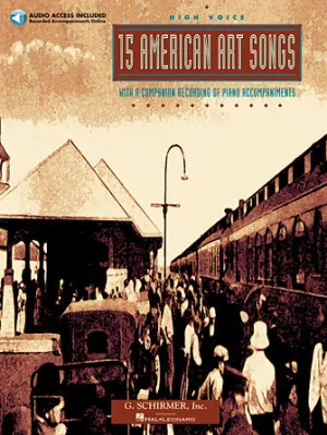 15 American Art Songs (High Voice Book/Online Audio)