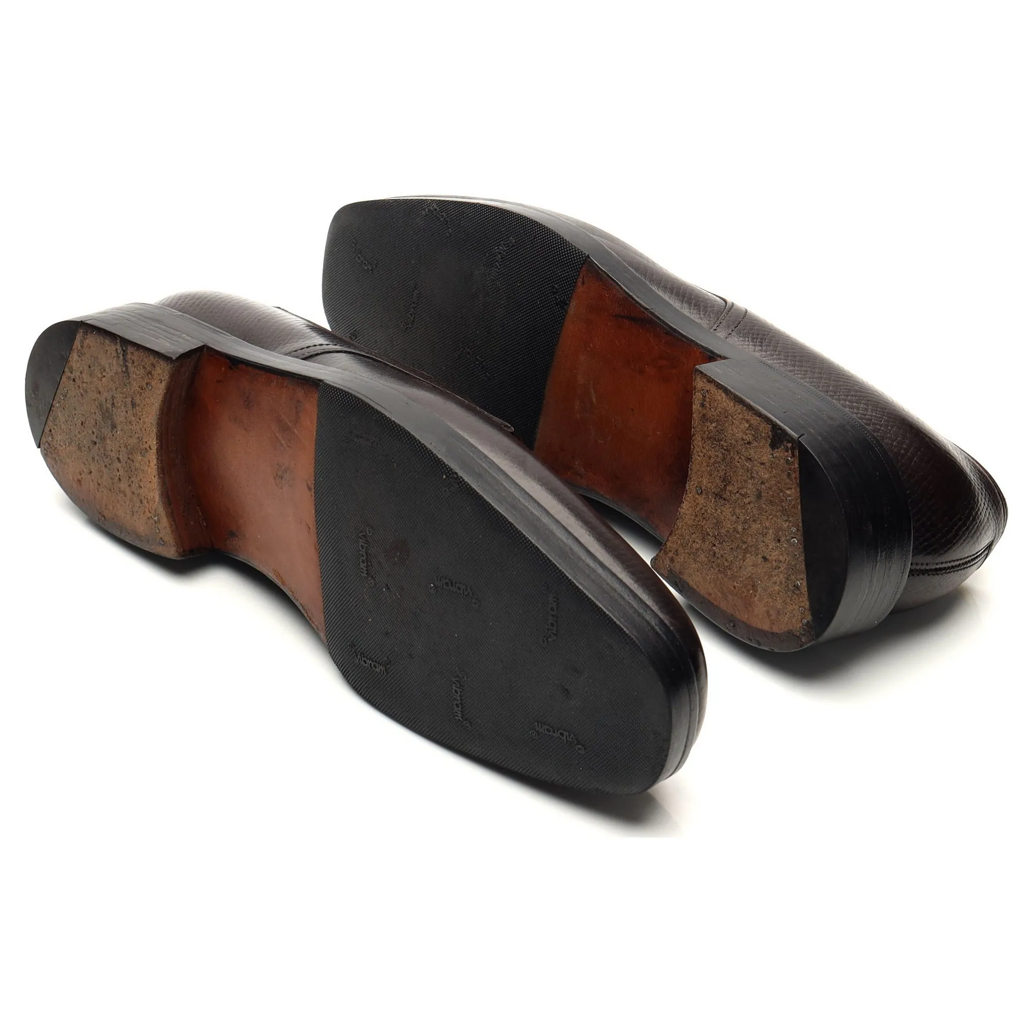 Bespoke Dark Brown Grain Leather Derby UK 6 / UK 6.5 E