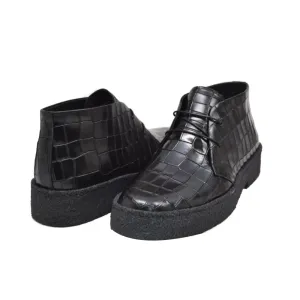 British Walkers Playboy Original Croc Men's Limited Edition Crocodile Leather Ankle Boots