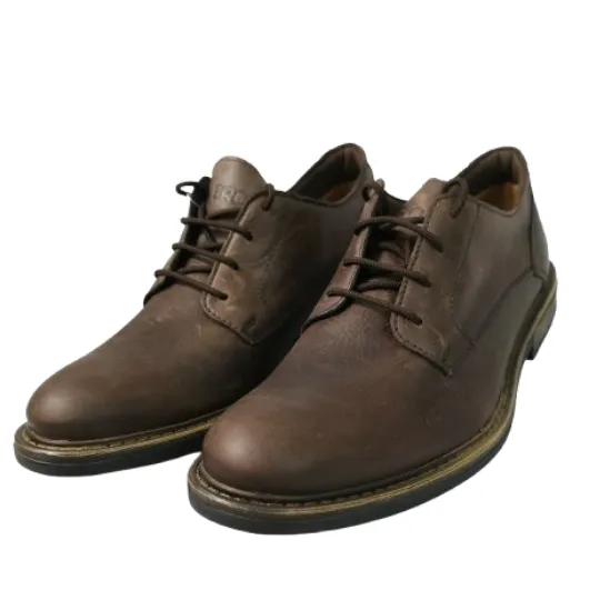 BRONX Leather Jump Choc Brown Dsl Shoe
