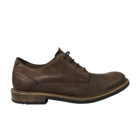 BRONX Leather Jump Choc Brown Dsl Shoe