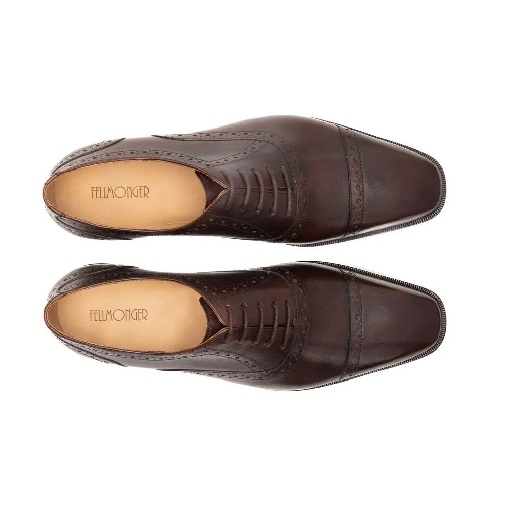Brown Modern Toecap Brogue Oxford