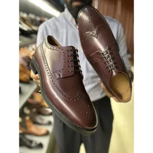 Burgundy Classic Longwing Brogue With Extralight Sole