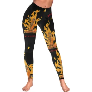Burning Monk Low Rise Leggings