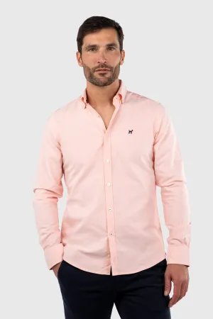 Camisa Oxford Slim Fit Naranja