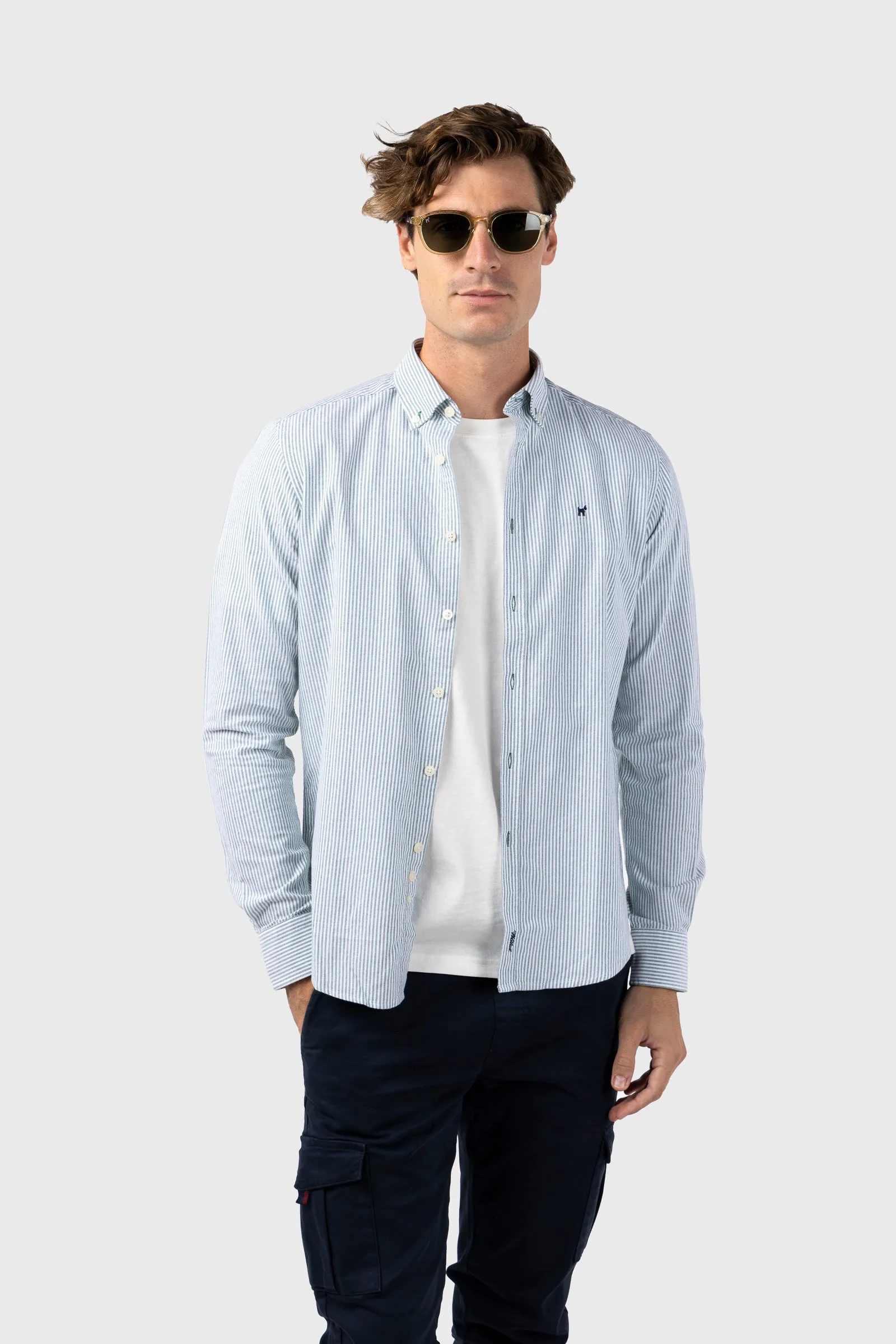 Camisa Raya Oxford Verde