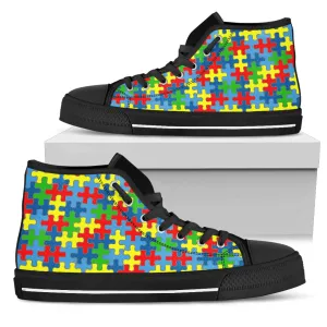 Colored puzzles black soles
