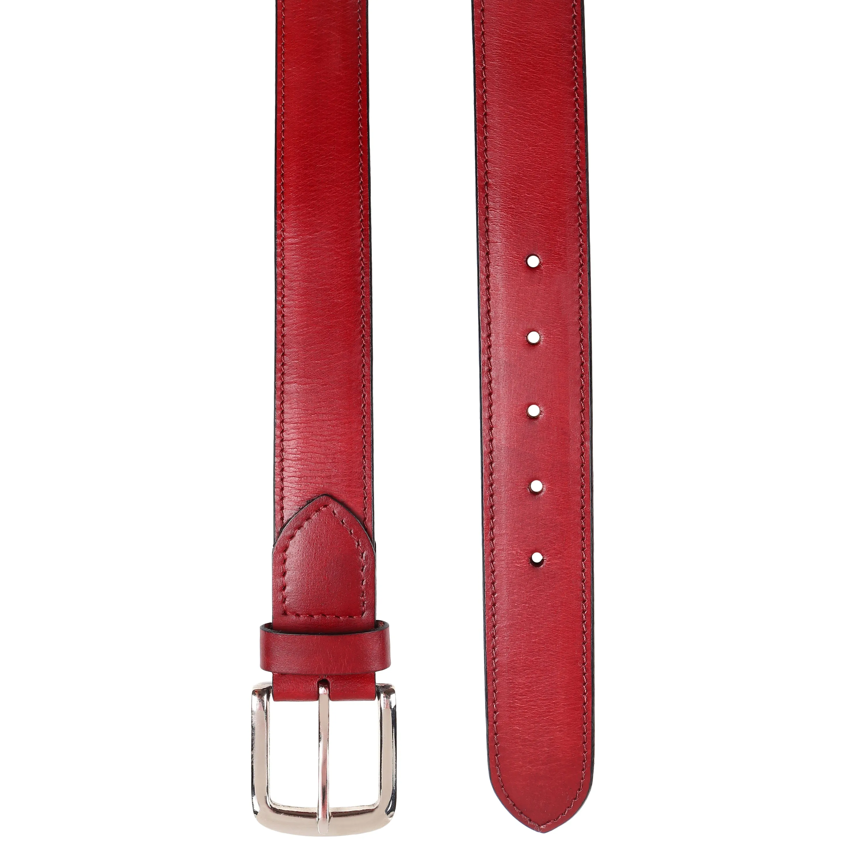 Combo - Red Patina Derby Brogue   Belt