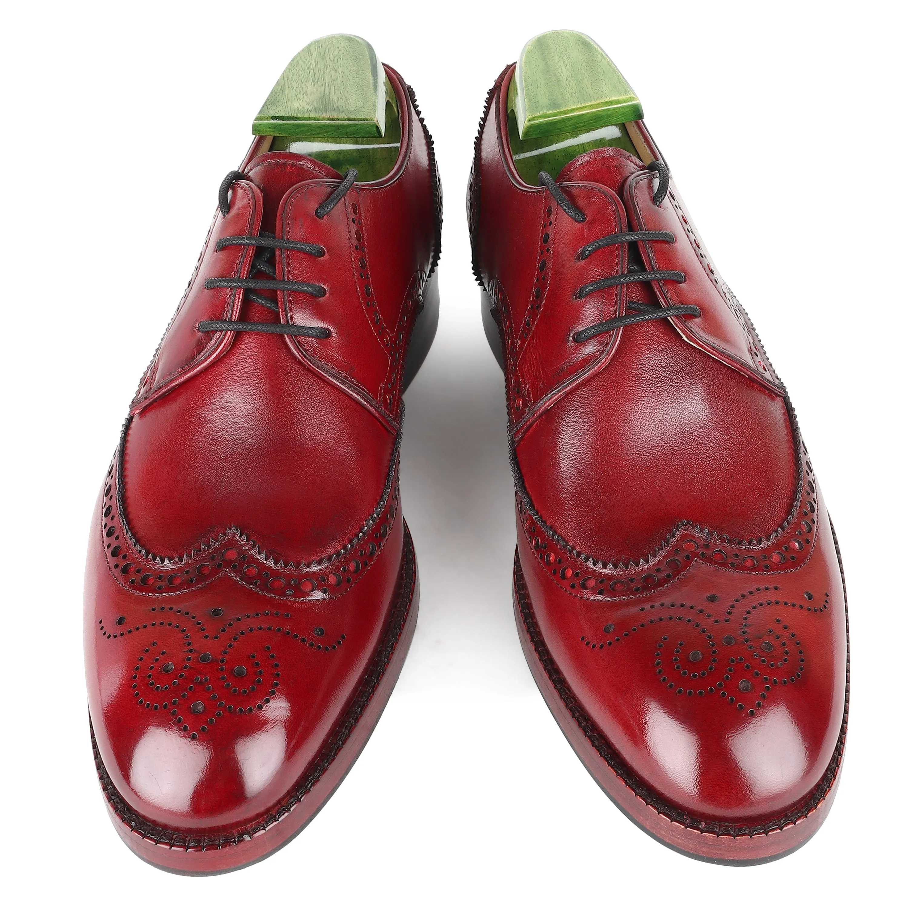 Combo - Red Patina Derby Brogue   Belt