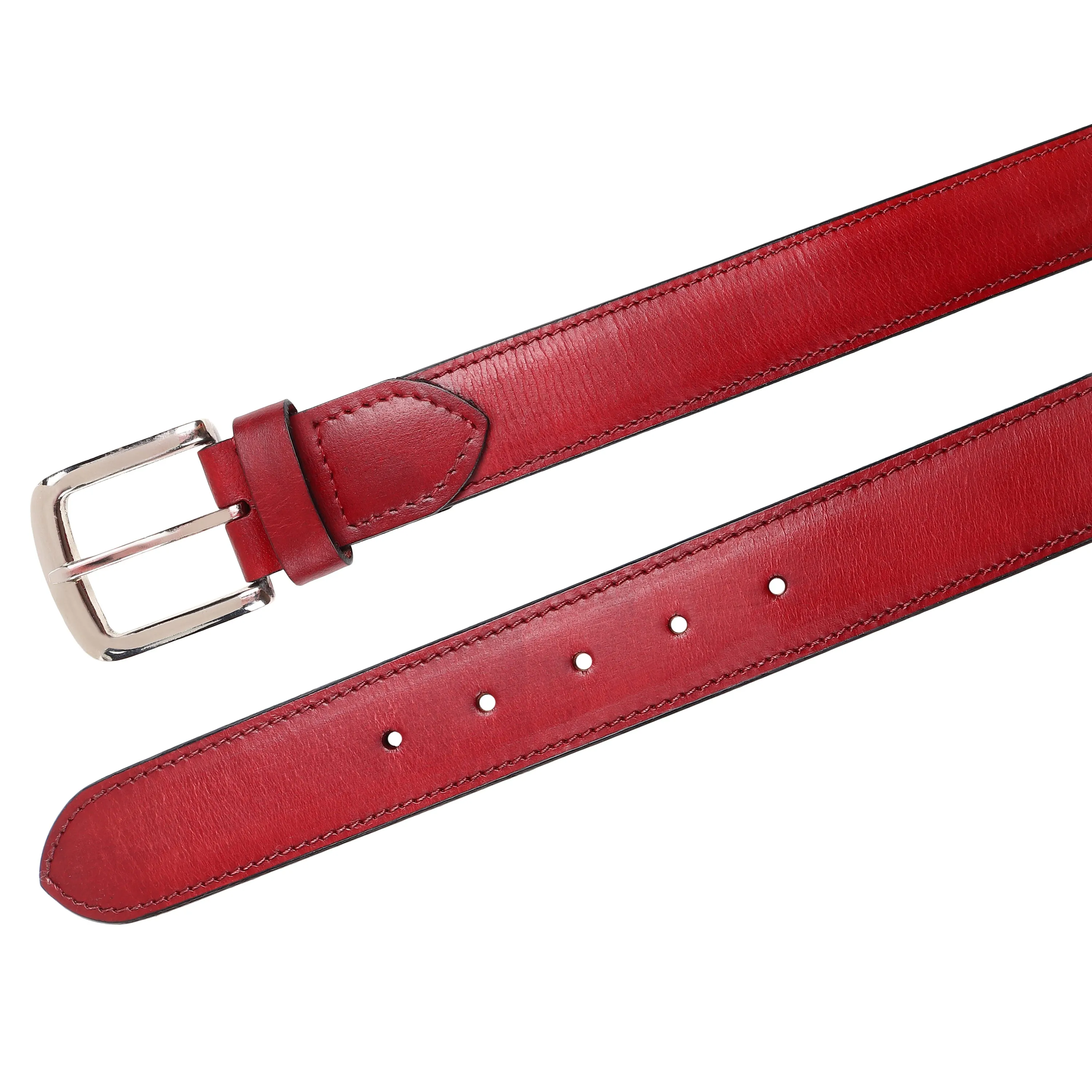 Combo - Red Patina Derby Brogue   Belt