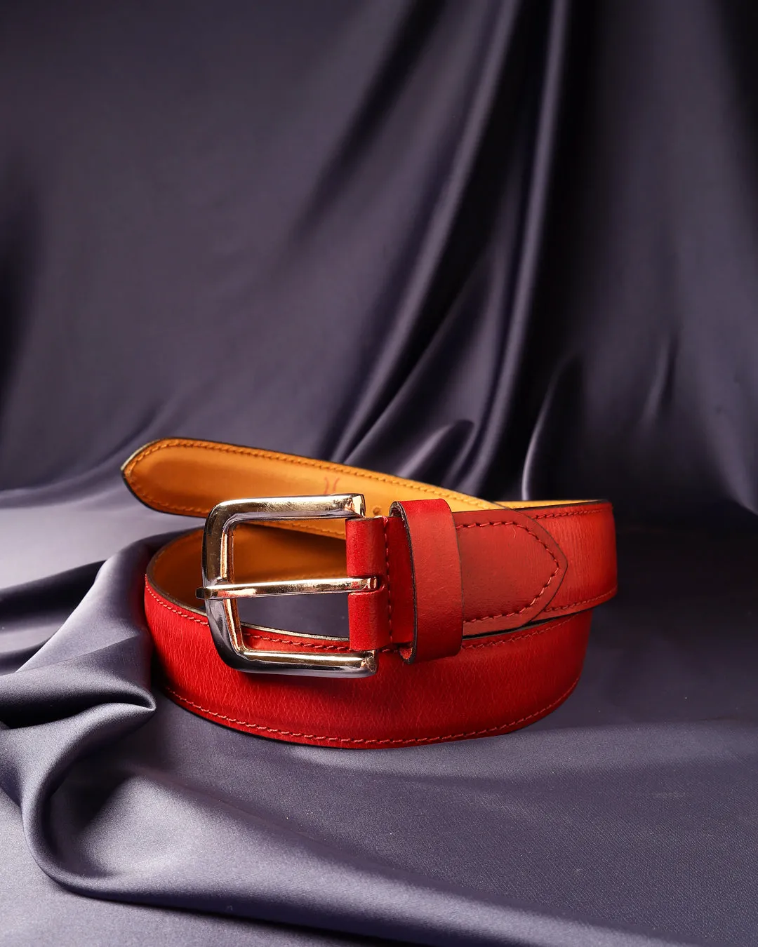 Combo - Red Patina Derby Brogue   Belt
