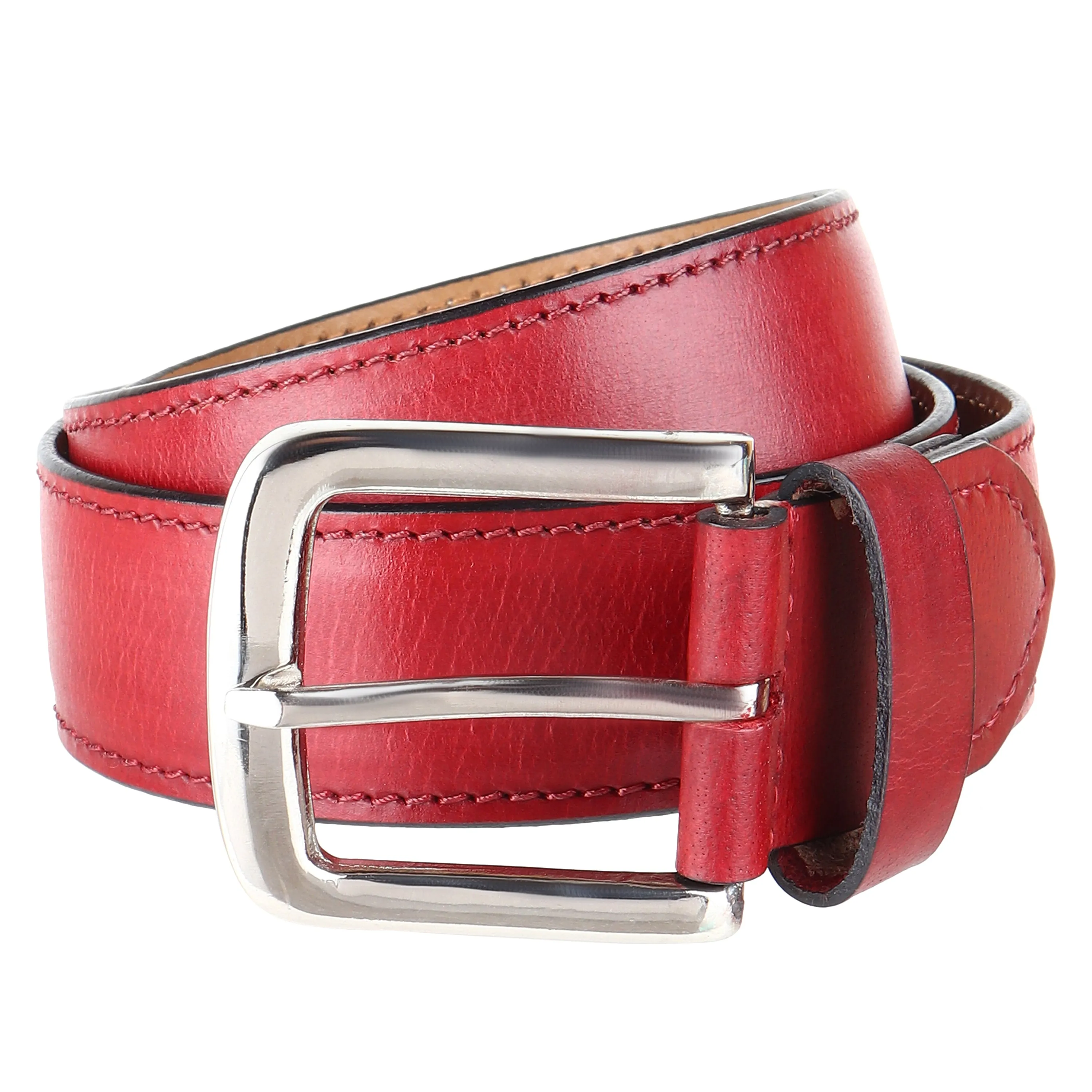 Combo - Red Patina Derby Brogue   Belt