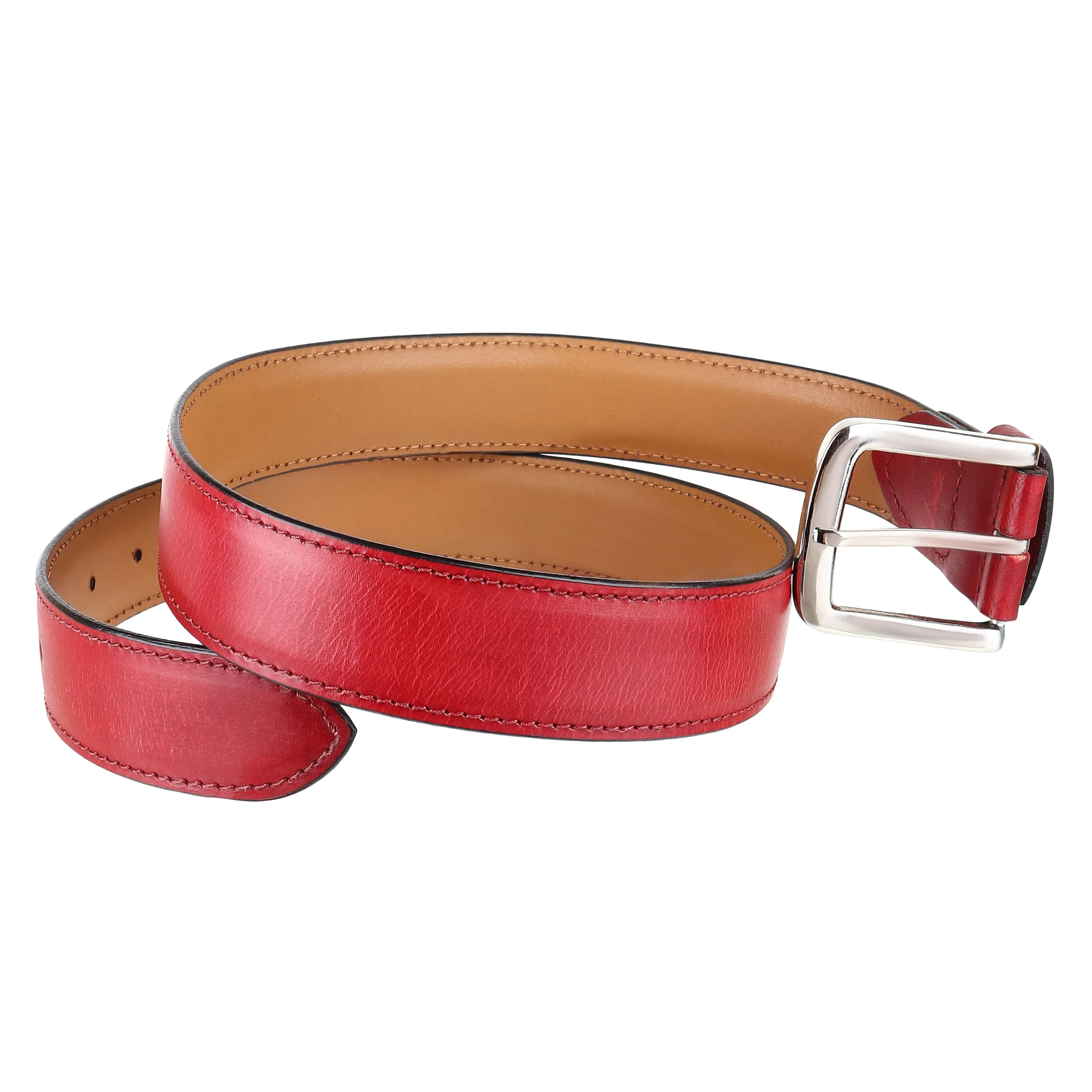 Combo - Red Patina Derby Brogue   Belt