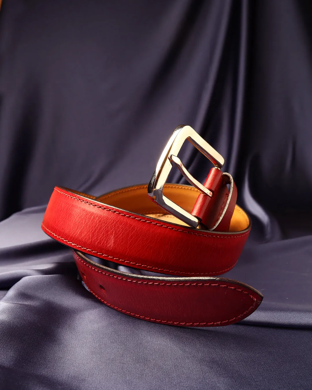 Combo - Red Patina Derby Brogue   Belt