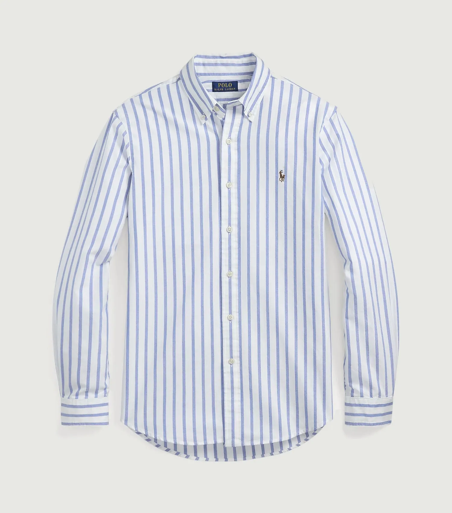 Custom Fit Striped Oxford Shirt Blue/White