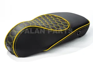 Custom Seat Deluxe Audi RS Yellow | Vespa Sprint/ Primavera 50/125/150cc