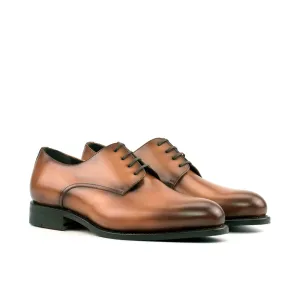DapperFam Vero in Cognac Men's Italian Leather Derby