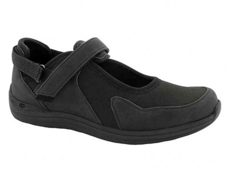 Drew Buttercup - Women's Mary Jane Black Leather (99)