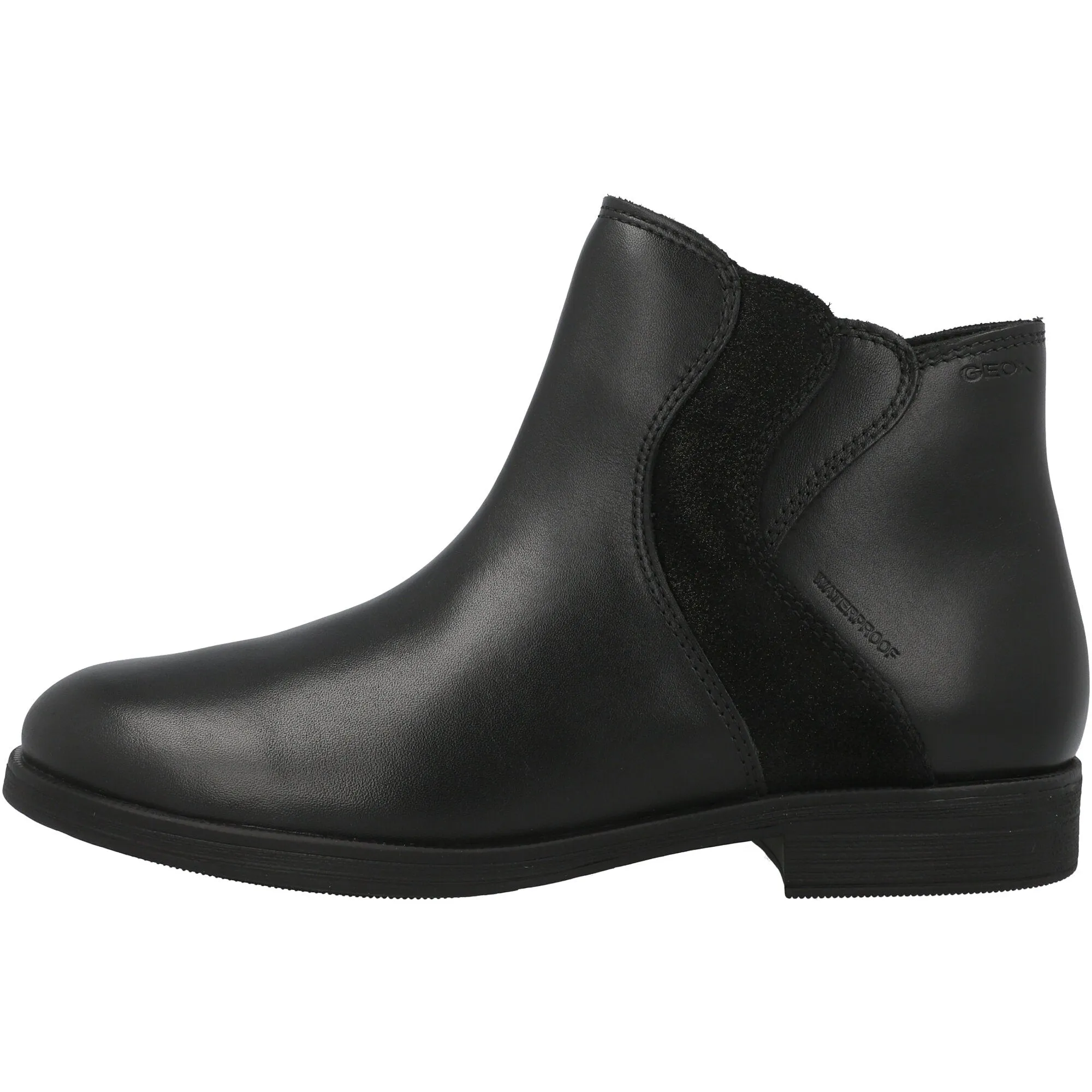 Geox Agata Black Waterproof Girls' Ankle Boots