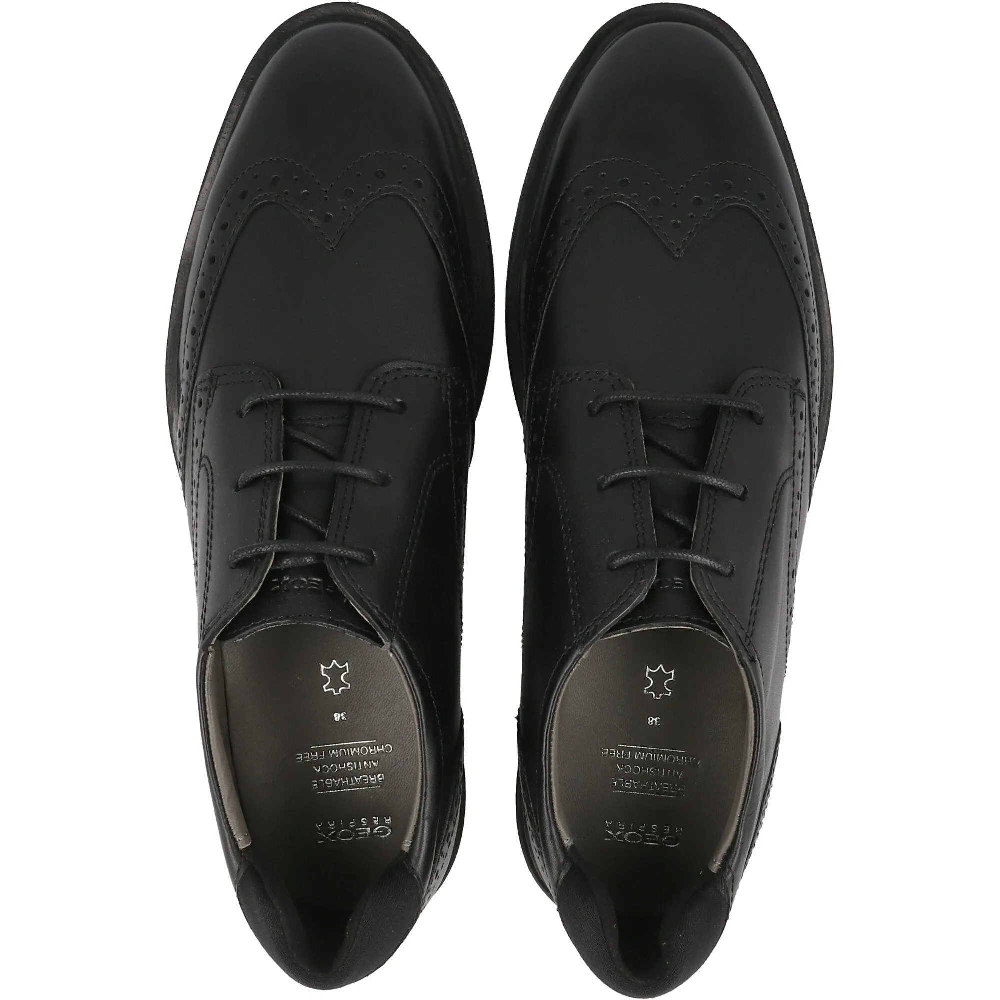Geox Zheeno Black Boys' Oxford Shoes