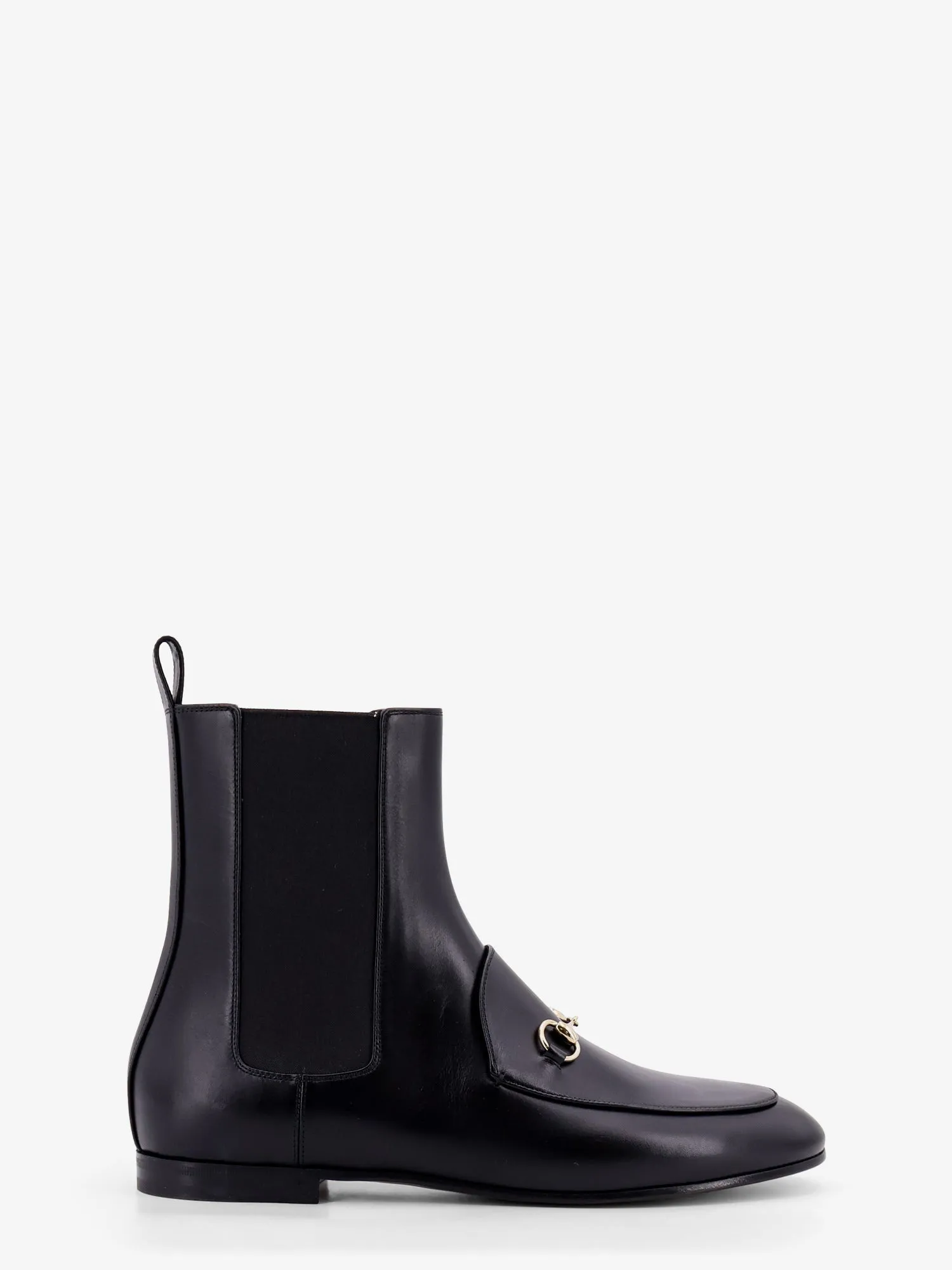 Gucci Jordaan Leather Ankle Boots