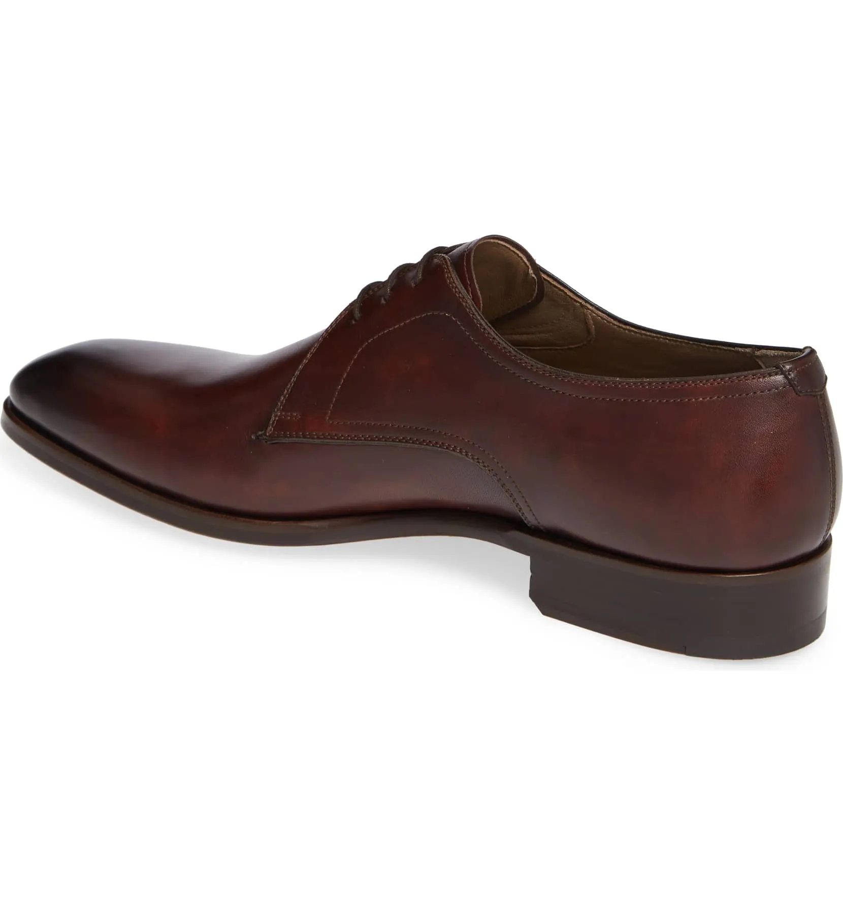 Handmade Brown Derby Shoes for Men - Elegant Formal Footwear