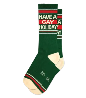 HAVE A GAY HOLIDAY GYM SOCK