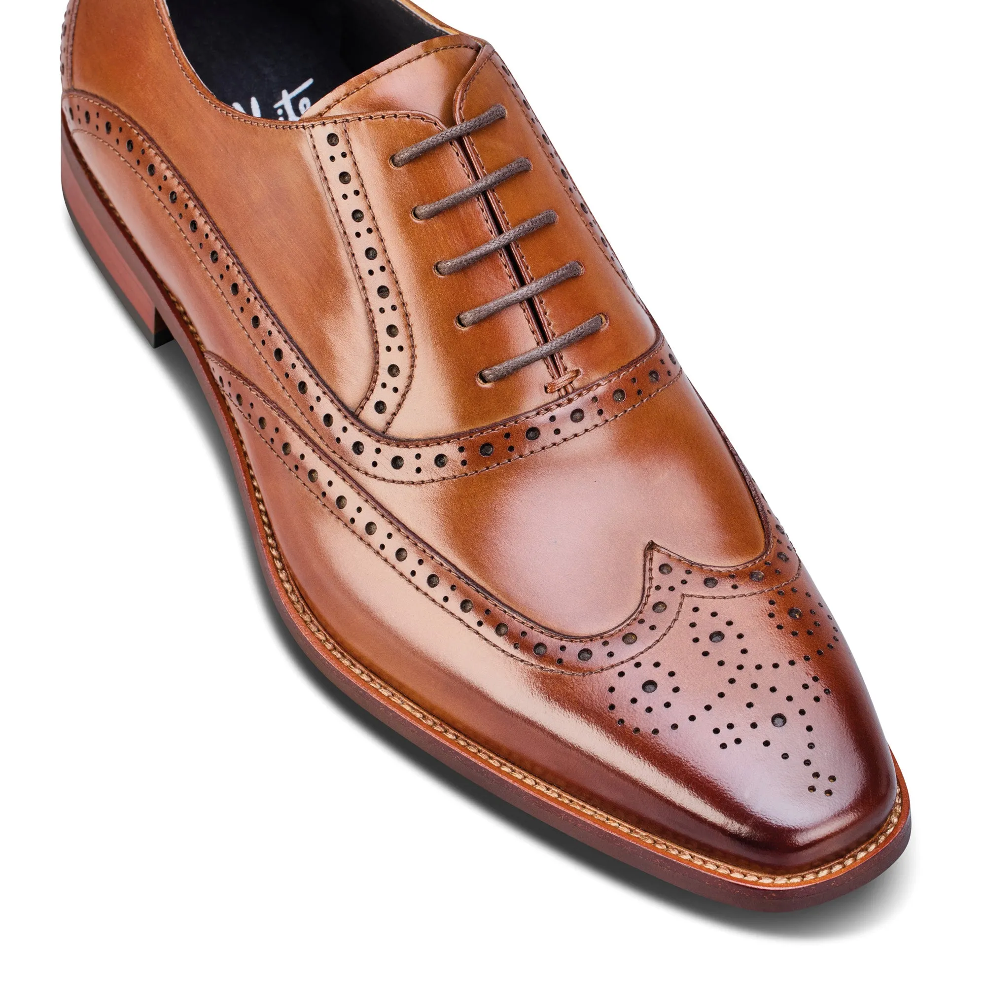 Hercules Tan Oxford Shoes