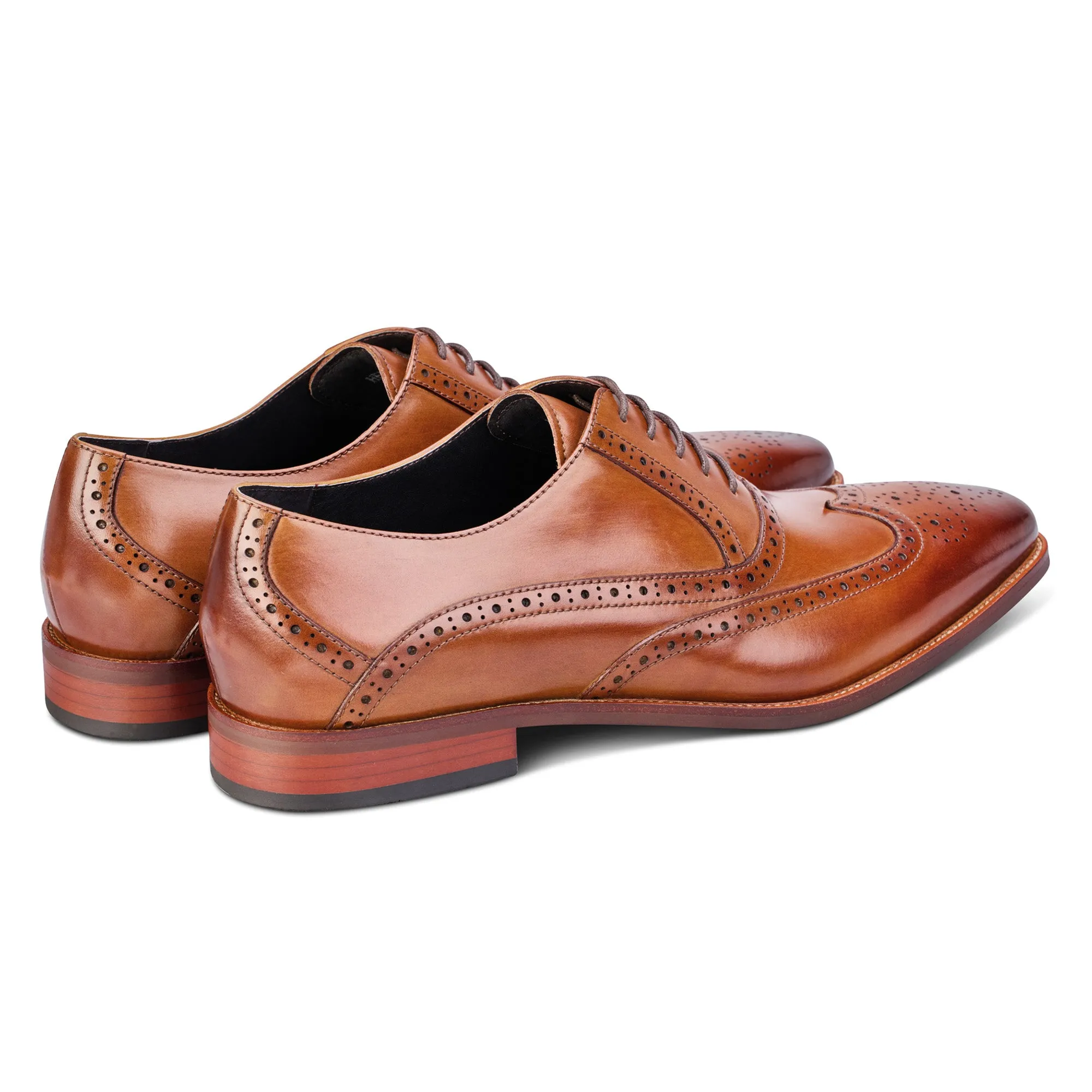 Hercules Tan Oxford Shoes