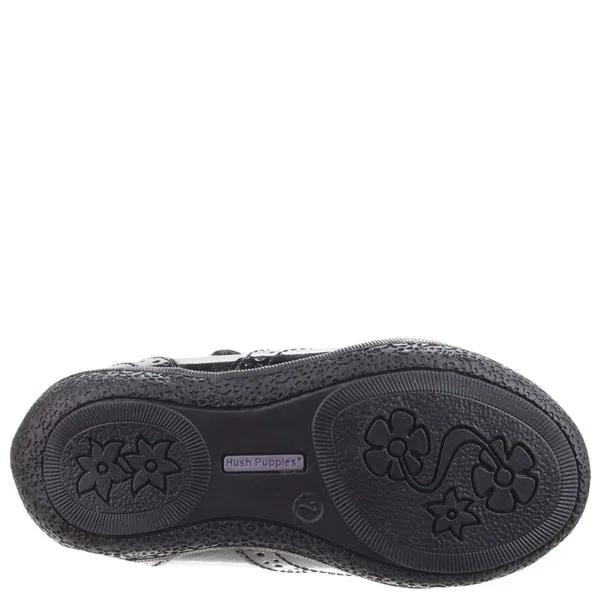 Hush Puppies Rina Junior Patent School Shoe