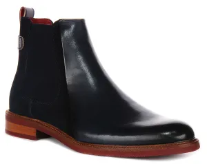 Justinreess England Luiz Faded Tab In Navy For Men