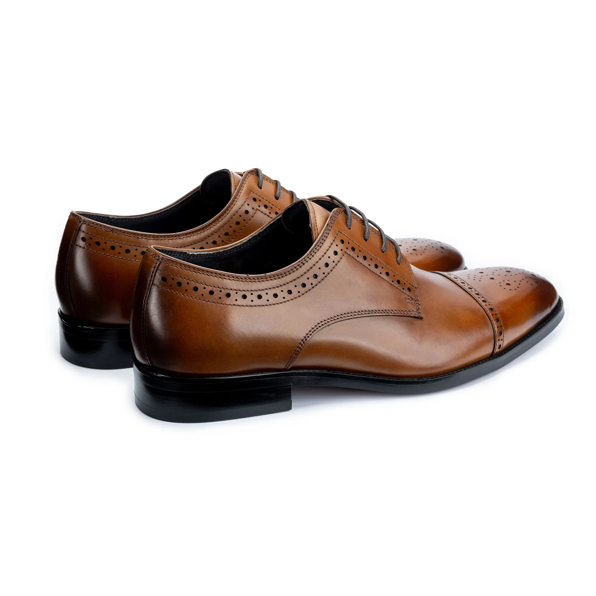 Lucan Tan Semi-Brogues