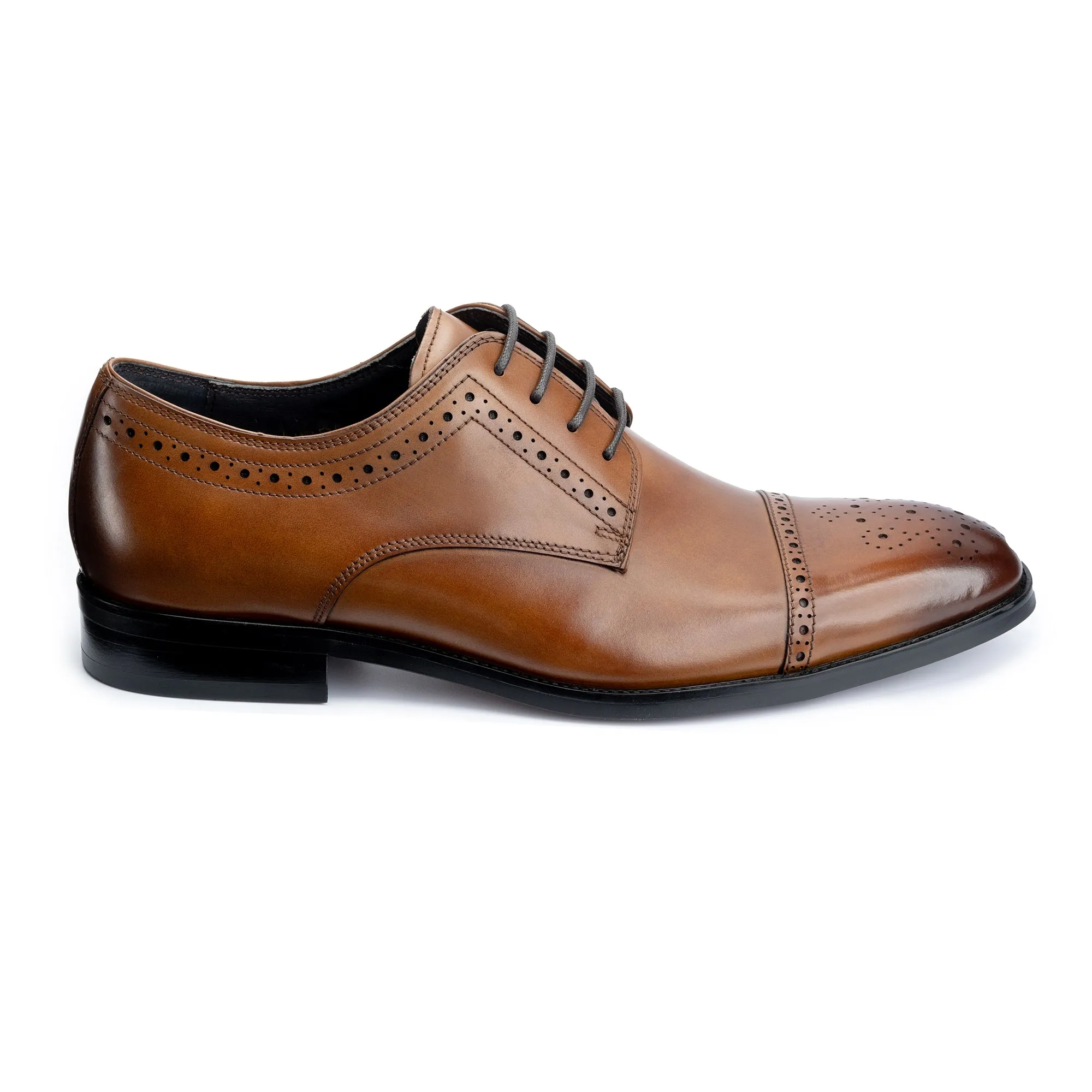Lucan Tan Semi-Brogues