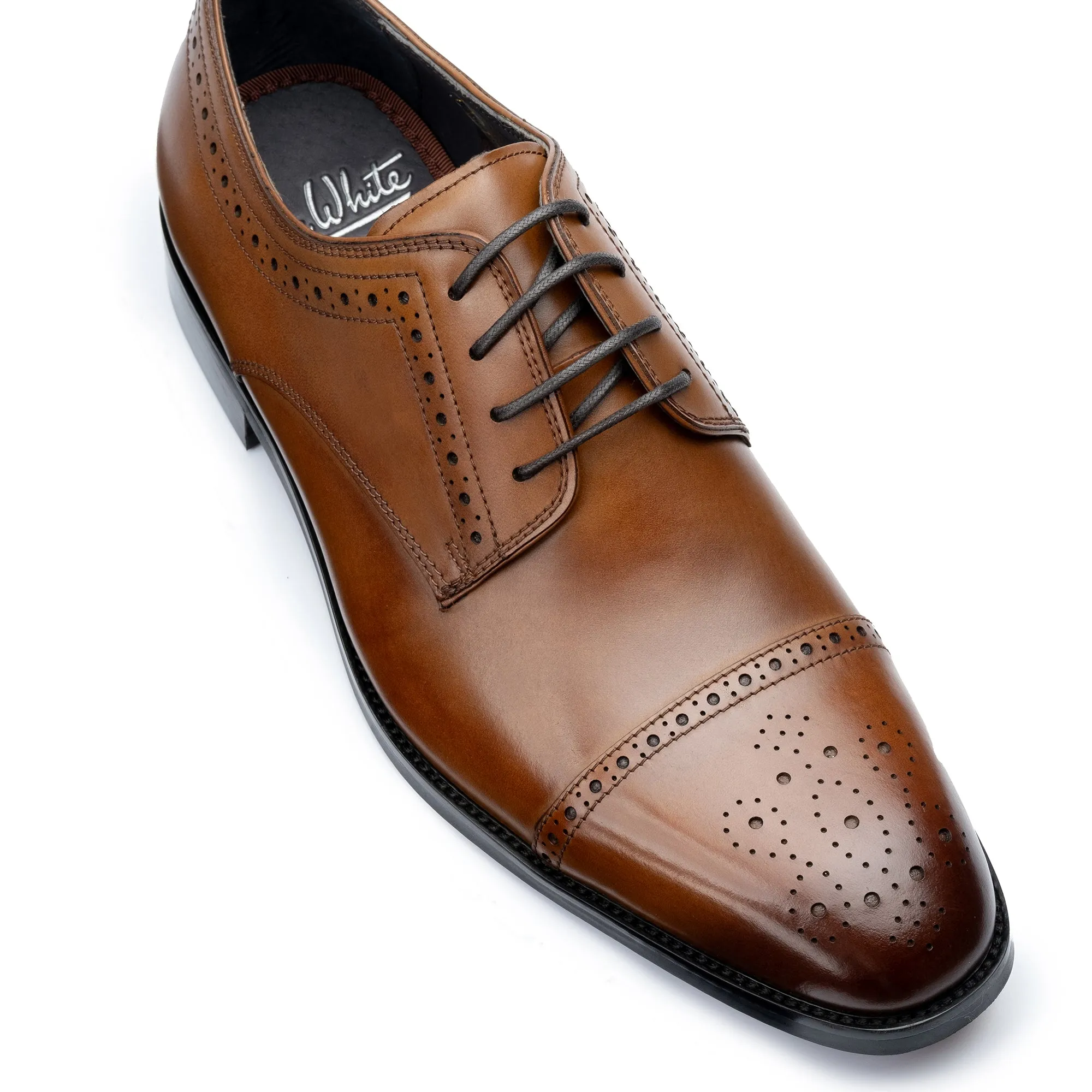 Lucan Tan Semi-Brogues