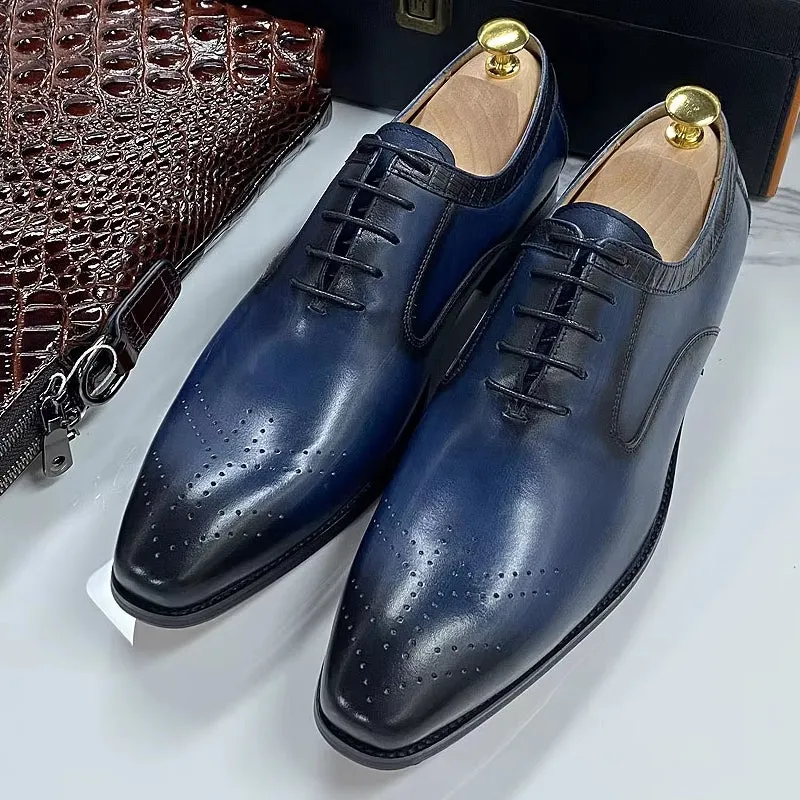 Luxury Cow Genuine Leather Men Shoes