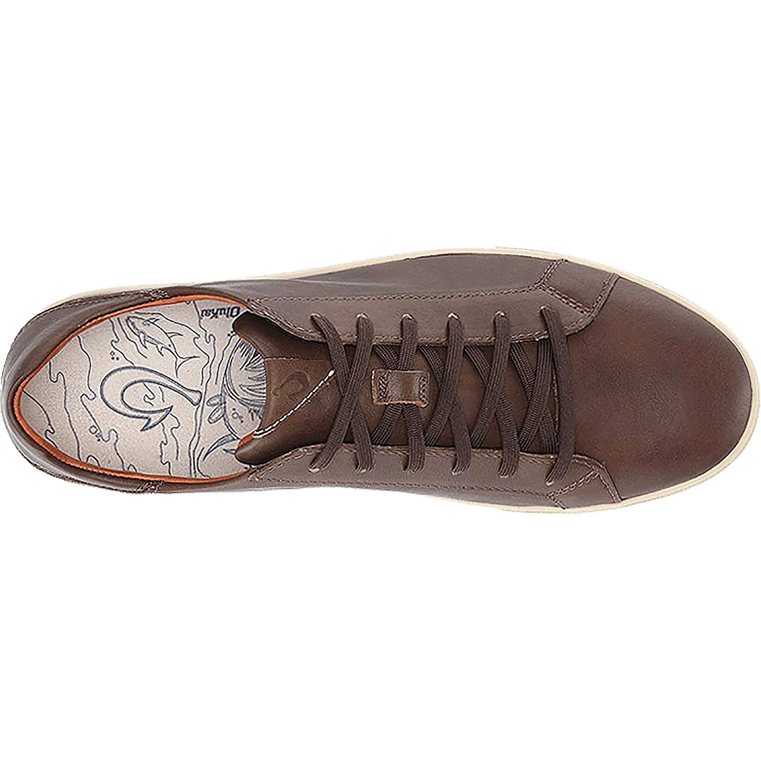 Men's OluKai Kahu Pahaha Espresso/Tapa Leather