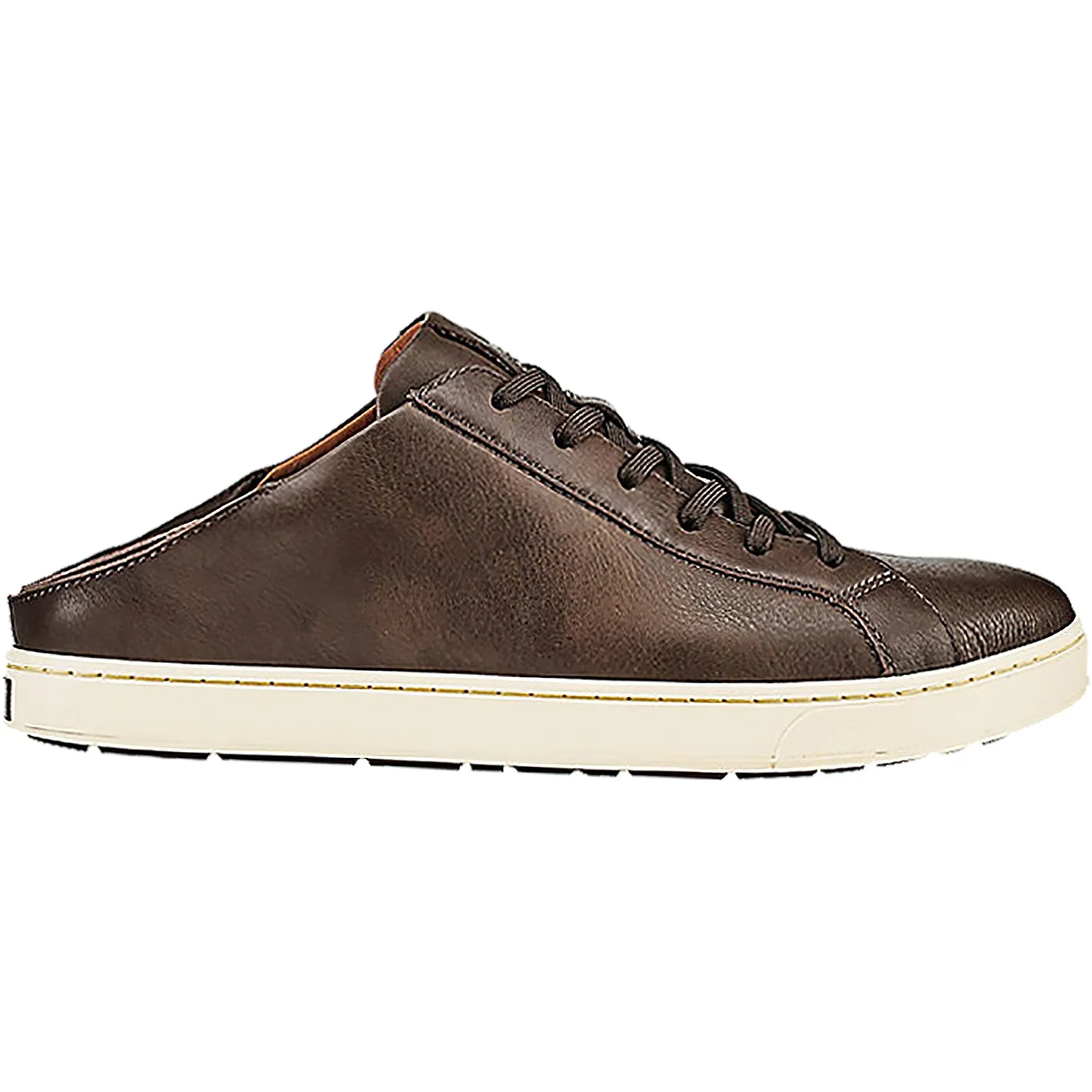 Men's OluKai Kahu Pahaha Espresso/Tapa Leather