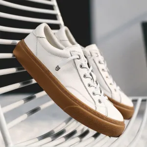 Men's Shoes Leather Sneakers