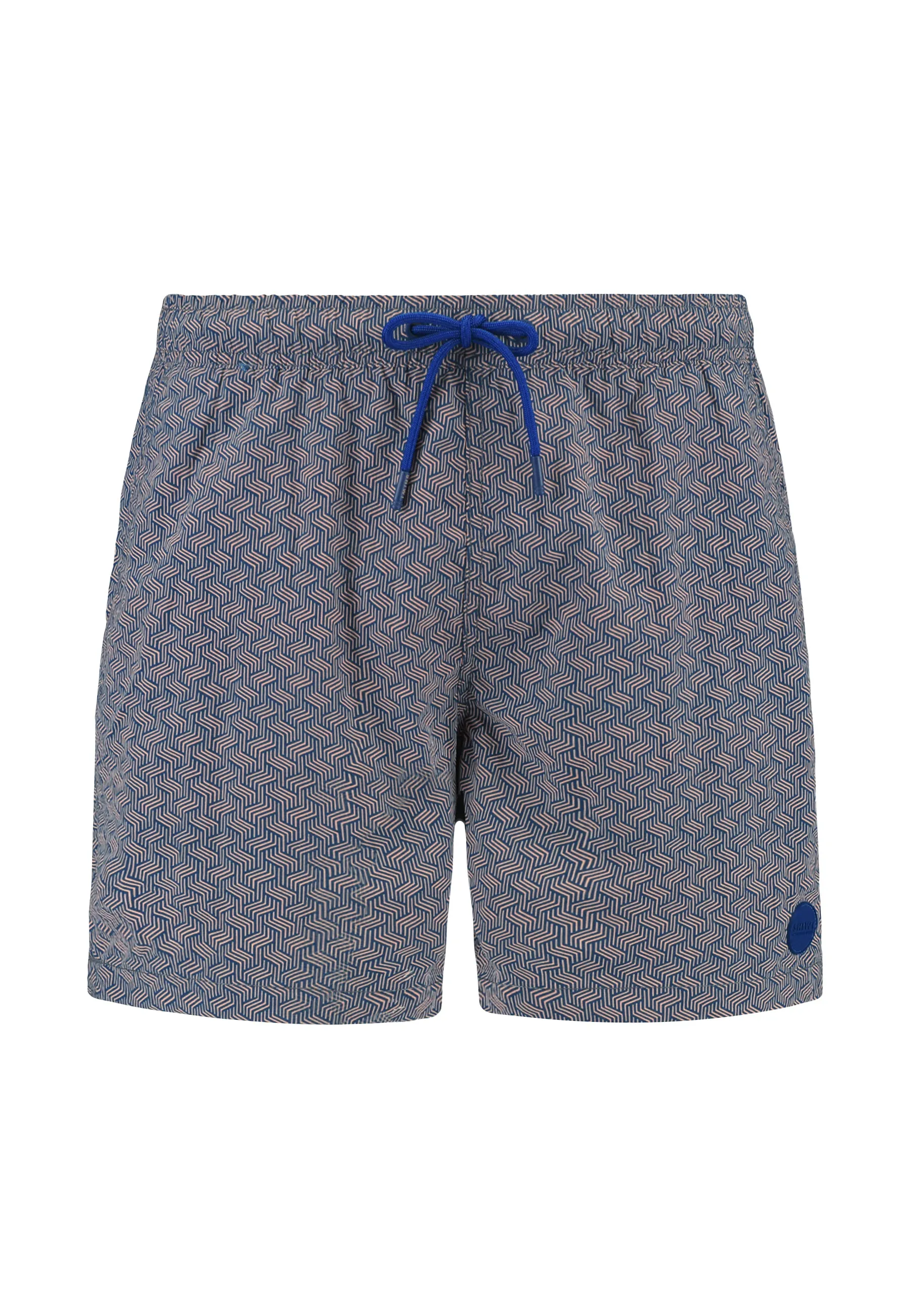 NATE QUICK DRY swim shorts geo maze | orange peaches