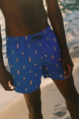 NATE QUICK DRY swim shorts surfboards | blue kobalt