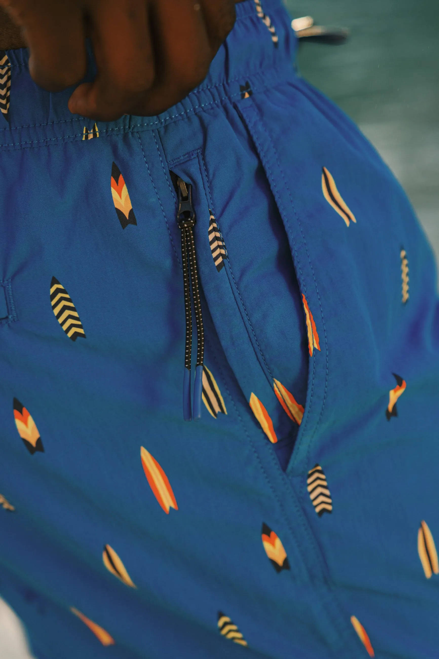 NATE QUICK DRY swim shorts surfboards | blue kobalt