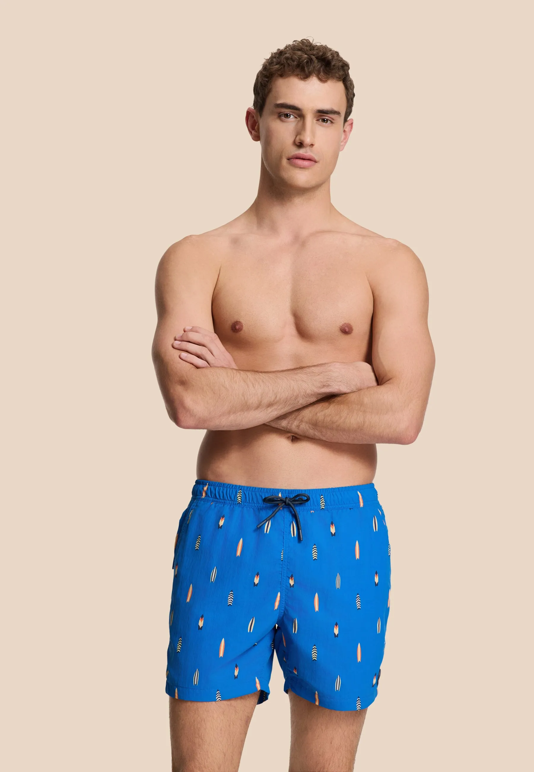 NATE QUICK DRY swim shorts surfboards | blue kobalt