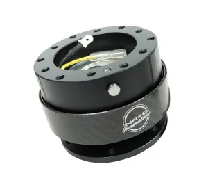 NRG SRK-200CF Black Body Black Carbon Fiber Ring Quick Release Gen 2.0