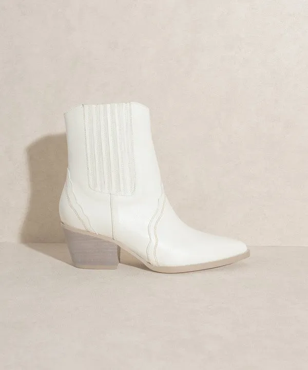 OASIS SOCIETY Dawn - Paneled Western Boots