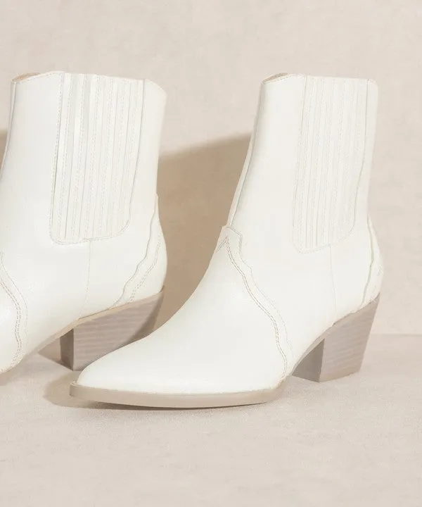 OASIS SOCIETY Dawn - Paneled Western Boots