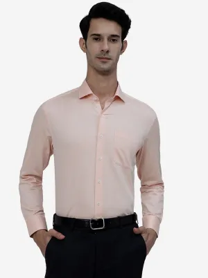 Orange Solid regular Fit Formal Shirt | JadeBlue