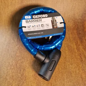 Oxford Barrier Armoured Cable Lock 1.4m x 25mm