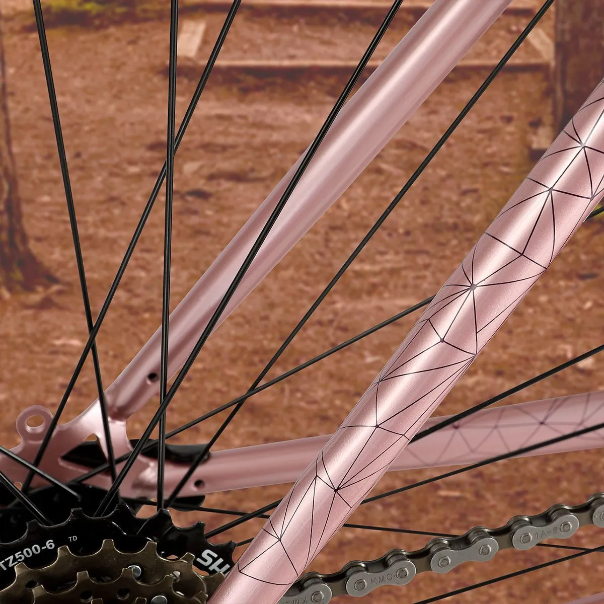 Oxford Bicicleta Aro 27.5 Luna Rosado