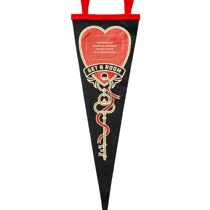 OXFORD PENNANT GET A ROOM WINDOW PENNANT || HELL CATS USA