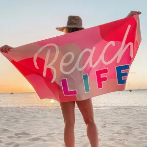 Quick Dry Beach Towel, Beach Life